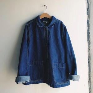 FSOT Hey Gang Denim Chore Coat